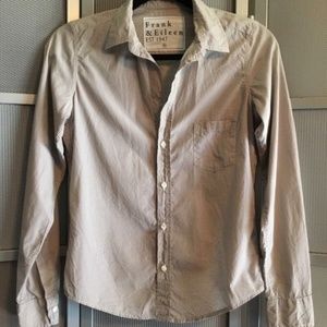 Barry Cotton Polka Dot Button Down Shirt